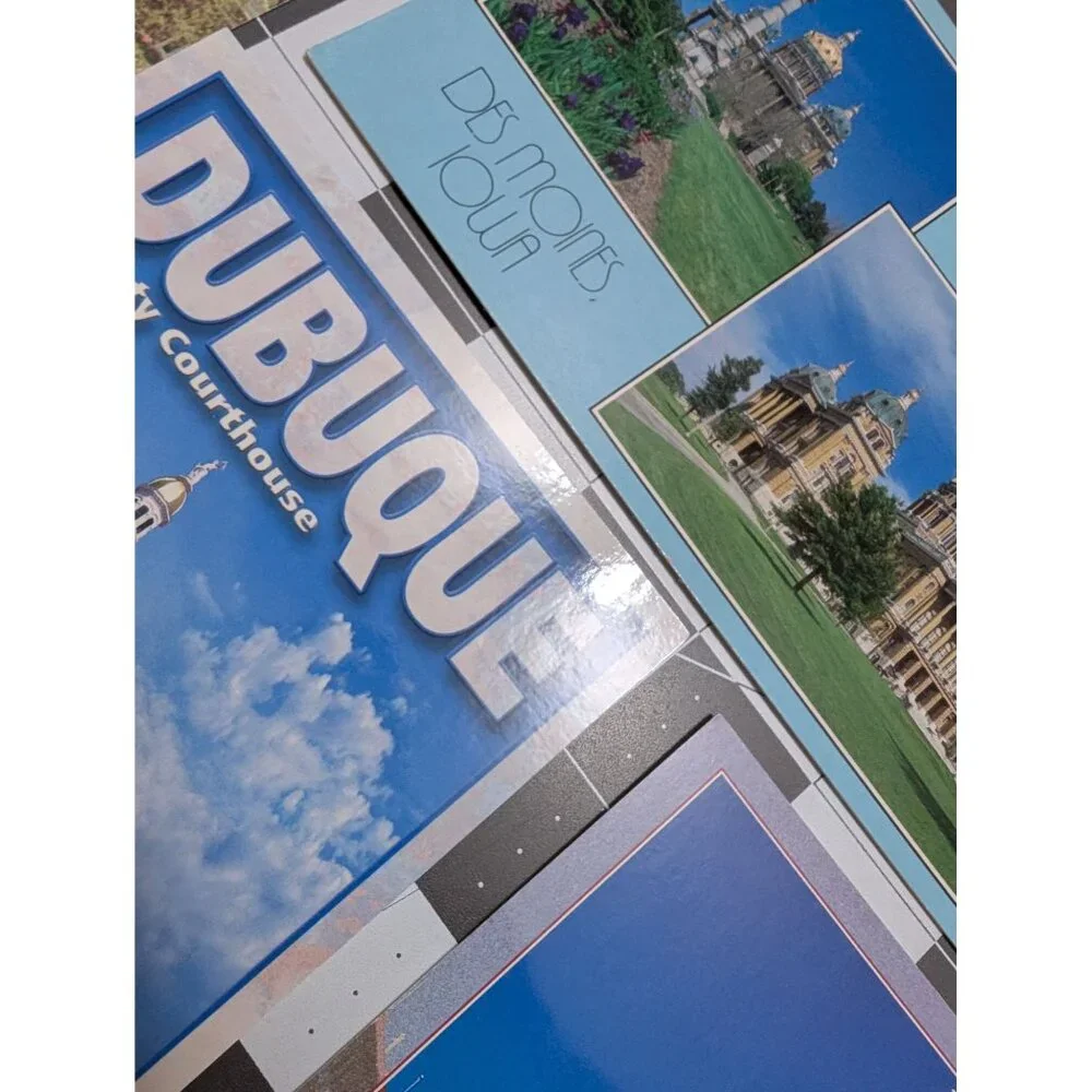Iowa Dubuque Des Monies Drake University Buildings towers post cards lot 6